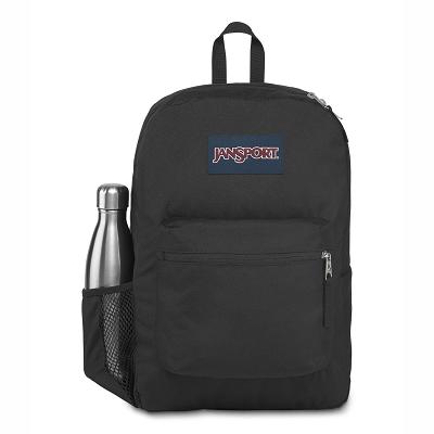 Black JanSport CROSS TOWN School Backpacks | IL_JS387