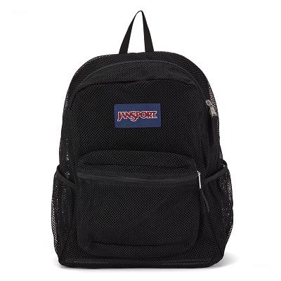 Black JanSport ECO MESH PACK School Backpacks | IL_JS131