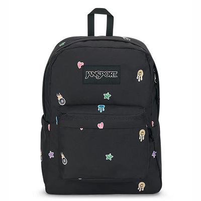 Black JanSport SuperBreak® Plus Laptop Backpacks | IL_JS02B