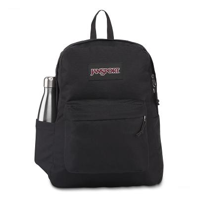 Black JanSport SuperBreak® Plus Laptop Backpacks | IL_JS416