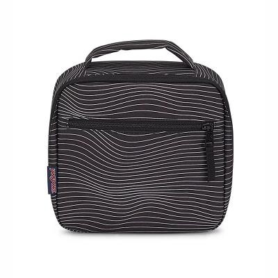 Black / White JanSport LUNCH BREAK Lunch Bags | IL_JS075