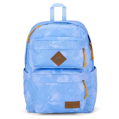 Blue JanSport Double Break Laptop Backpacks | IL_JS122