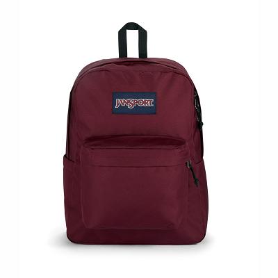 Burgundy JanSport SuperBreak® Plus Laptop Backpacks | IL_JS134