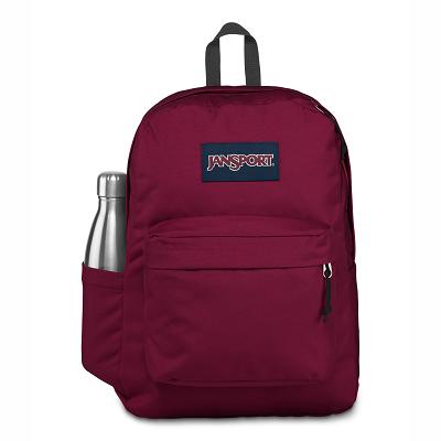 Burgundy JanSport SuperBreak® School Backpacks | IL_JS141