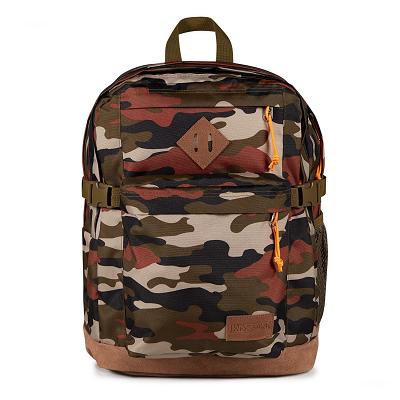 Camo JanSport SUEDE CAMPUS School Backpacks | IL_JS328