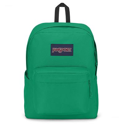 Green JanSport SuperBreak® Plus Laptop Backpacks | IL_JS158