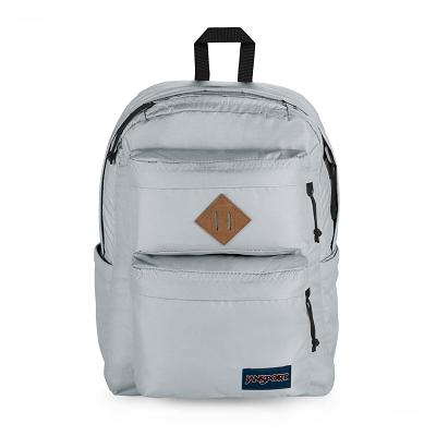 Grey JanSport Double Break Laptop Backpacks | IL_JS424