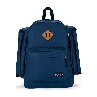 Navy JanSport Field Pack Laptop Backpacks | IL_JS419