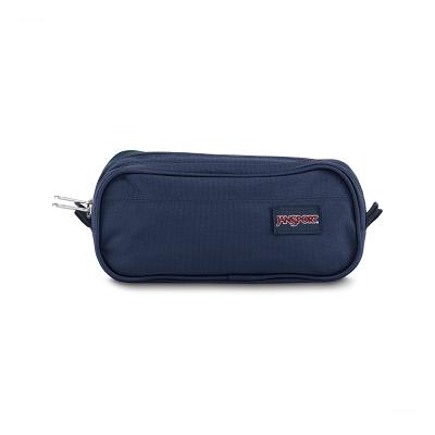 Navy JanSport Large Accessory Pouch Pencil Cases | IL_JS350