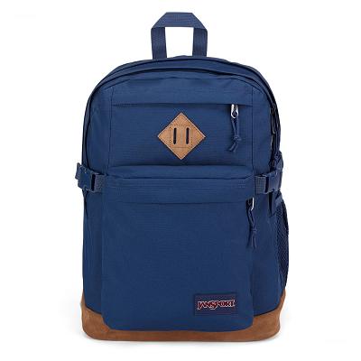 Navy JanSport SUEDE CAMPUS School Backpacks | IL_JS111