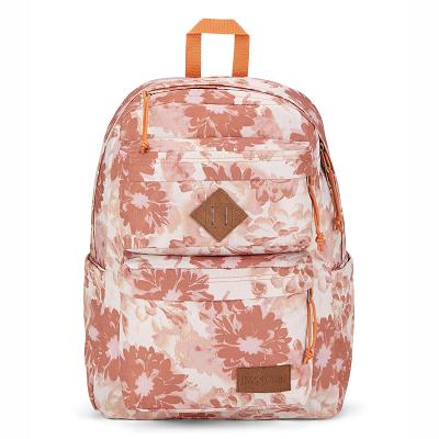 Orange JanSport Double Break Laptop Backpacks | IL_JS548