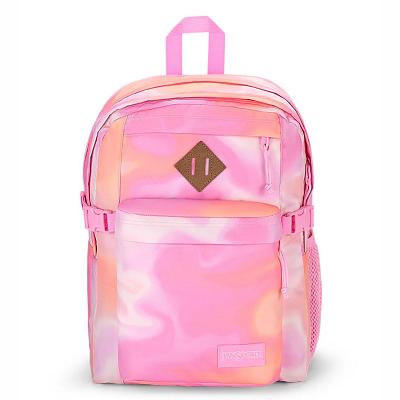 Pink JanSport Main Campus Laptop Backpacks | IL_JS527