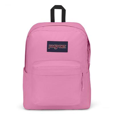 Pink JanSport SuperBreak® Plus Laptop Backpacks | IL_JS196