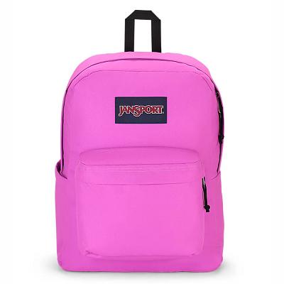 Pink JanSport SuperBreak® Plus Laptop Backpacks | IL_JS256