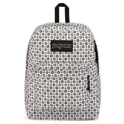 White / Black JanSport SuperBreak® Plus Laptop Backpacks | IL_JS16B