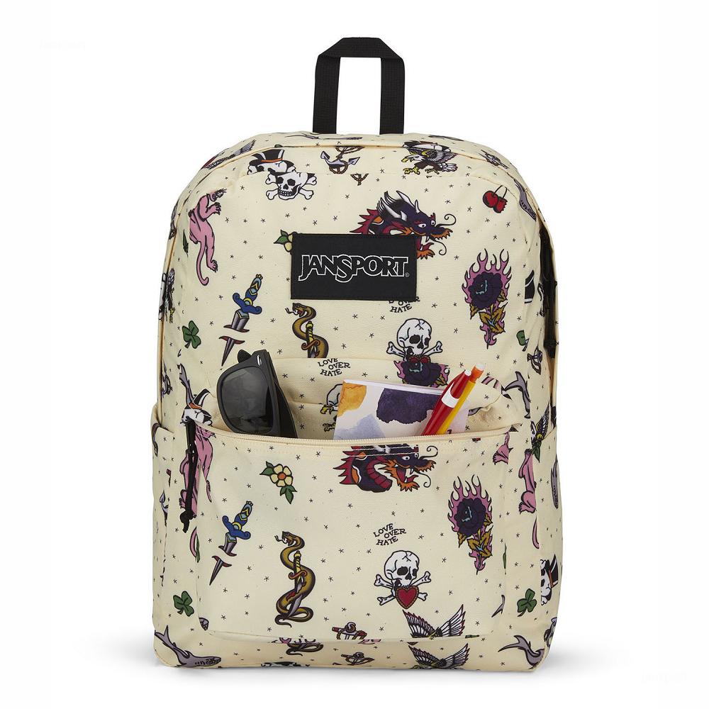 Beige JanSport SuperBreak® Plus School Backpacks | IL_JS168