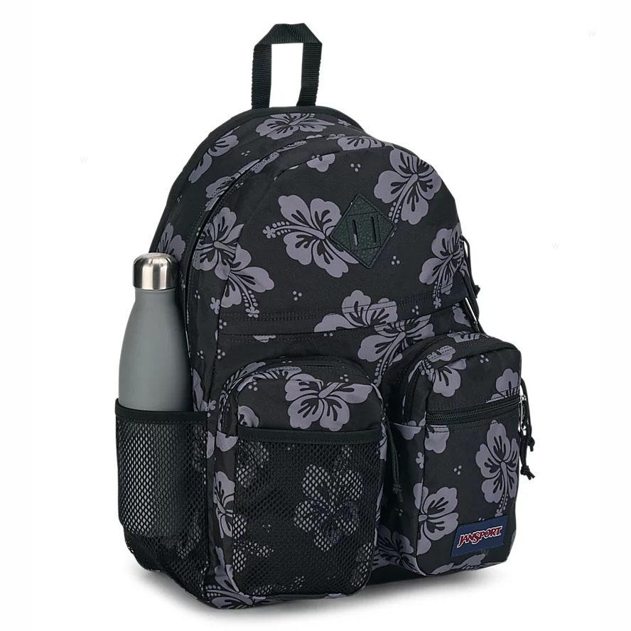 Black / Grey JanSport GRANBY School Backpacks | IL_JS052