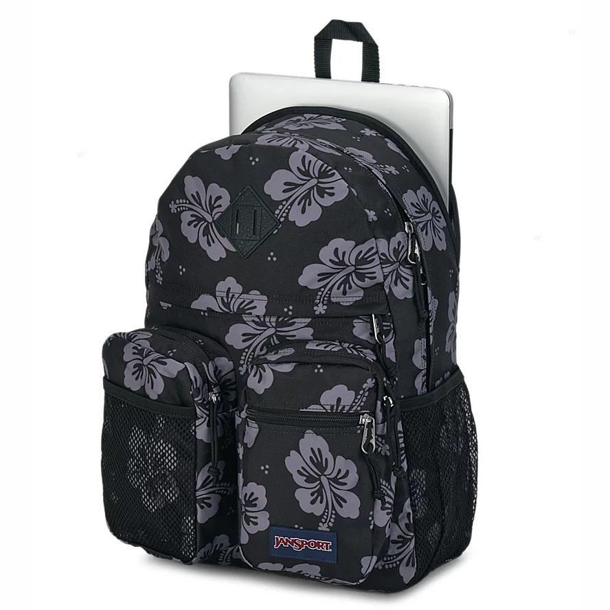 Black / Grey JanSport GRANBY School Backpacks | IL_JS052