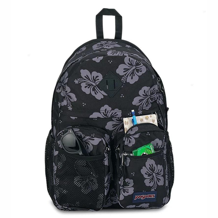 Black / Grey JanSport GRANBY School Backpacks | IL_JS052