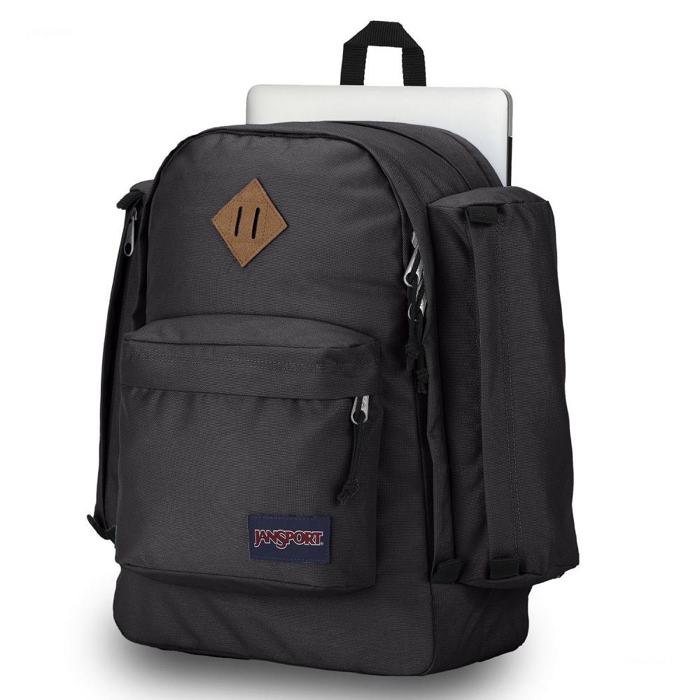 Black JanSport Field Pack Laptop Backpacks | IL_JS297