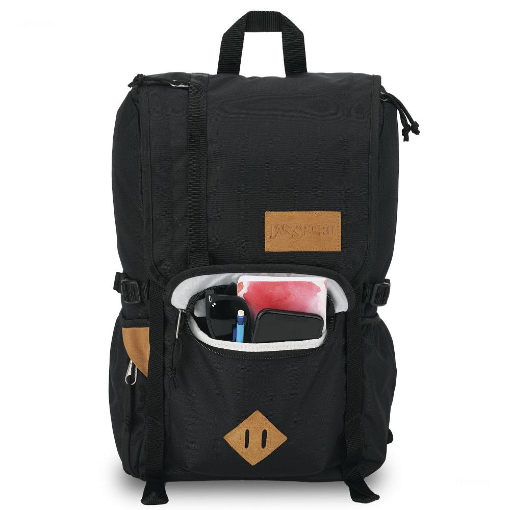 Black JanSport Hatchet Laptop Backpacks | IL_JS421