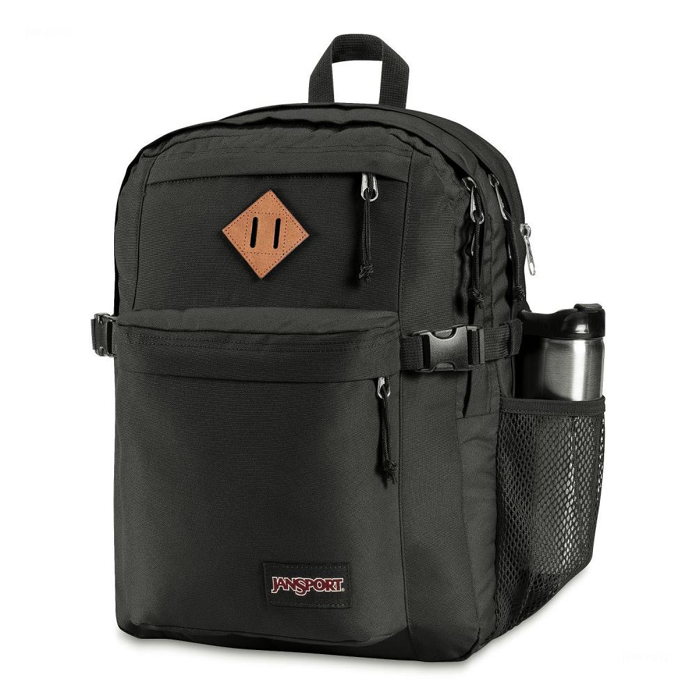 Black JanSport Main Campus Laptop Backpacks | IL_JS284