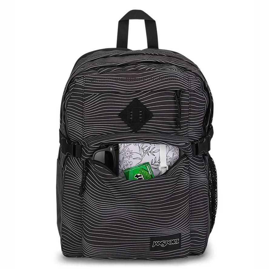 Black JanSport Main Campus School Backpacks | IL_JS399