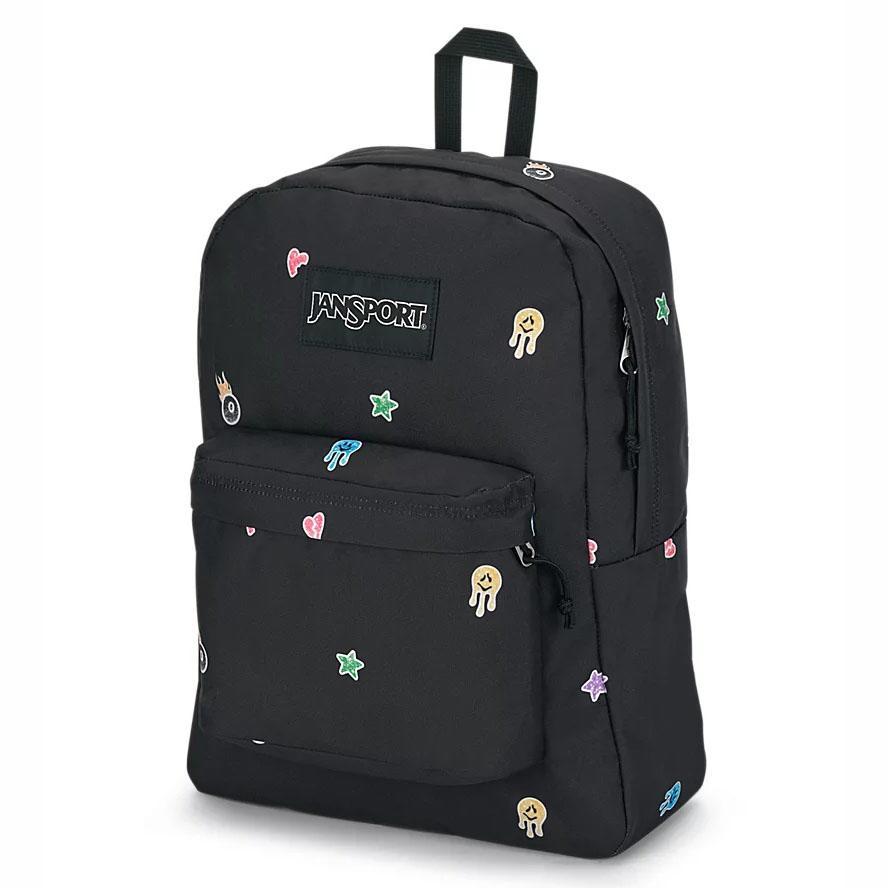 Black JanSport SuperBreak® Plus Laptop Backpacks | IL_JS02B