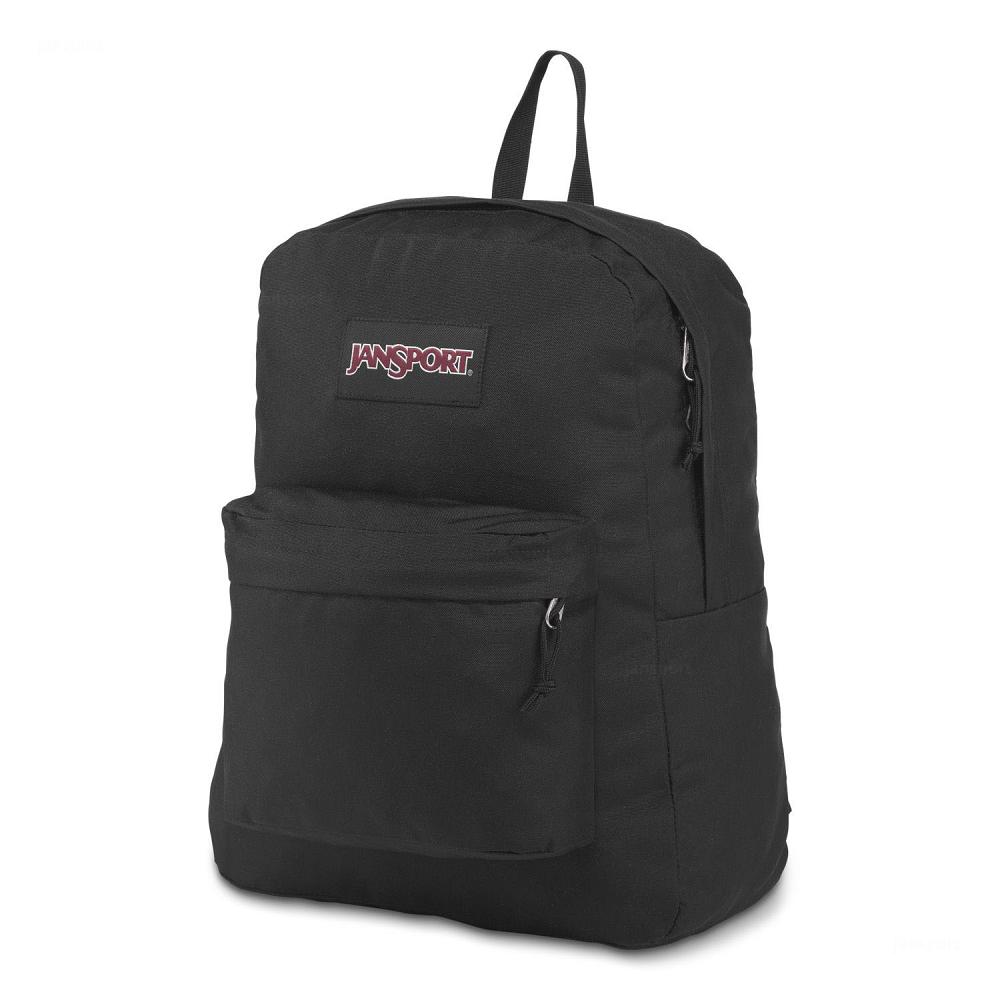 Black JanSport SuperBreak® Plus Laptop Backpacks | IL_JS416