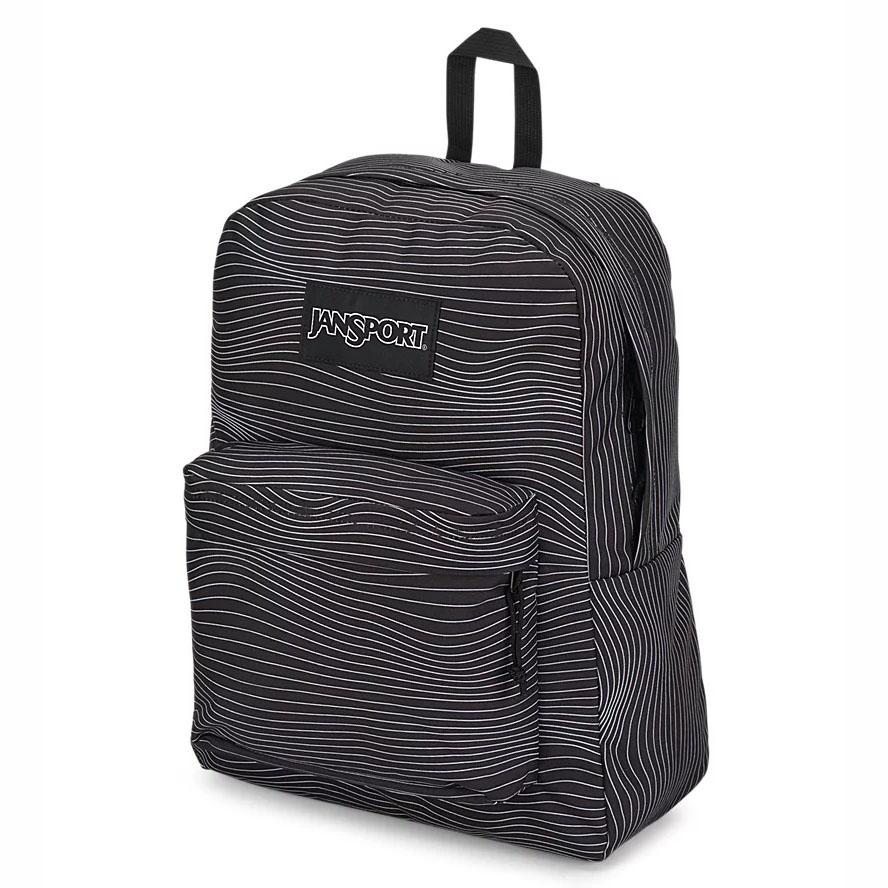 Black JanSport SuperBreak® Plus Laptop Backpacks | IL_JS498