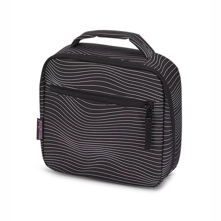 Black / White JanSport LUNCH BREAK Lunch Bags | IL_JS075