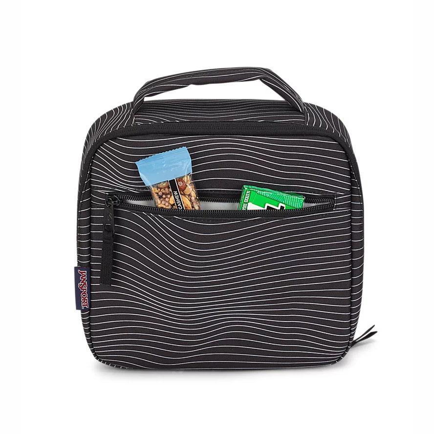 Black / White JanSport LUNCH BREAK Lunch Bags | IL_JS075