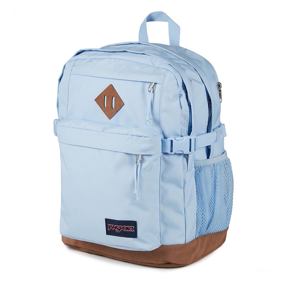 Blue JanSport SUEDE CAMPUS School Backpacks | IL_JS049