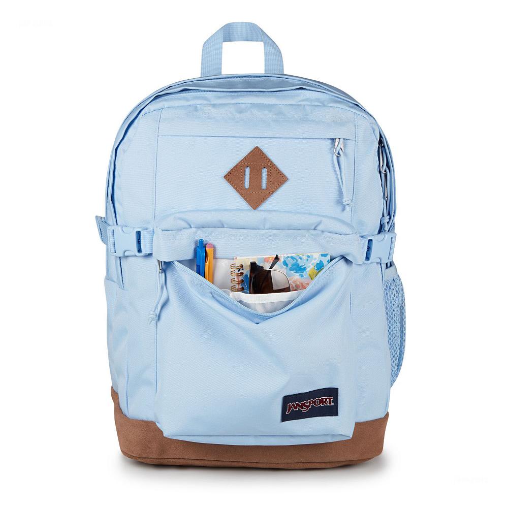 Blue JanSport SUEDE CAMPUS School Backpacks | IL_JS049