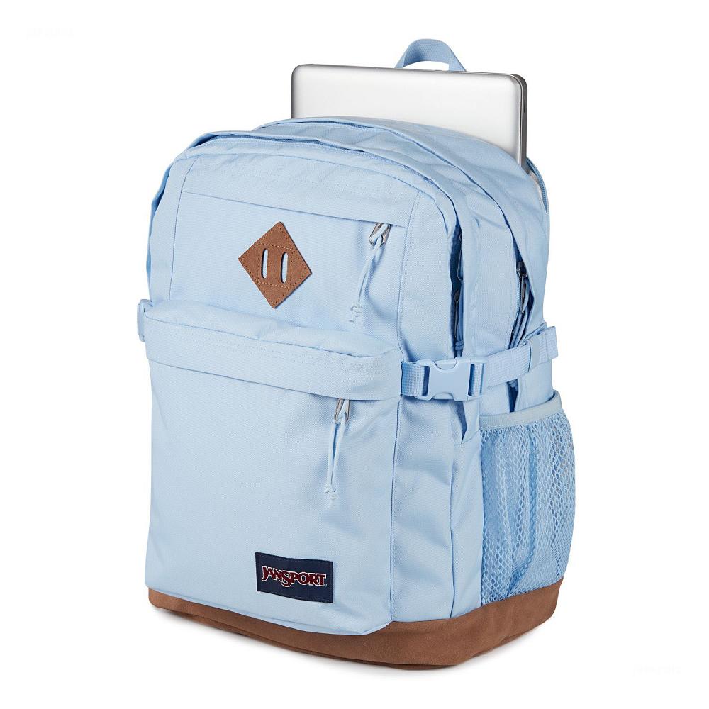 Blue JanSport SUEDE CAMPUS School Backpacks | IL_JS049