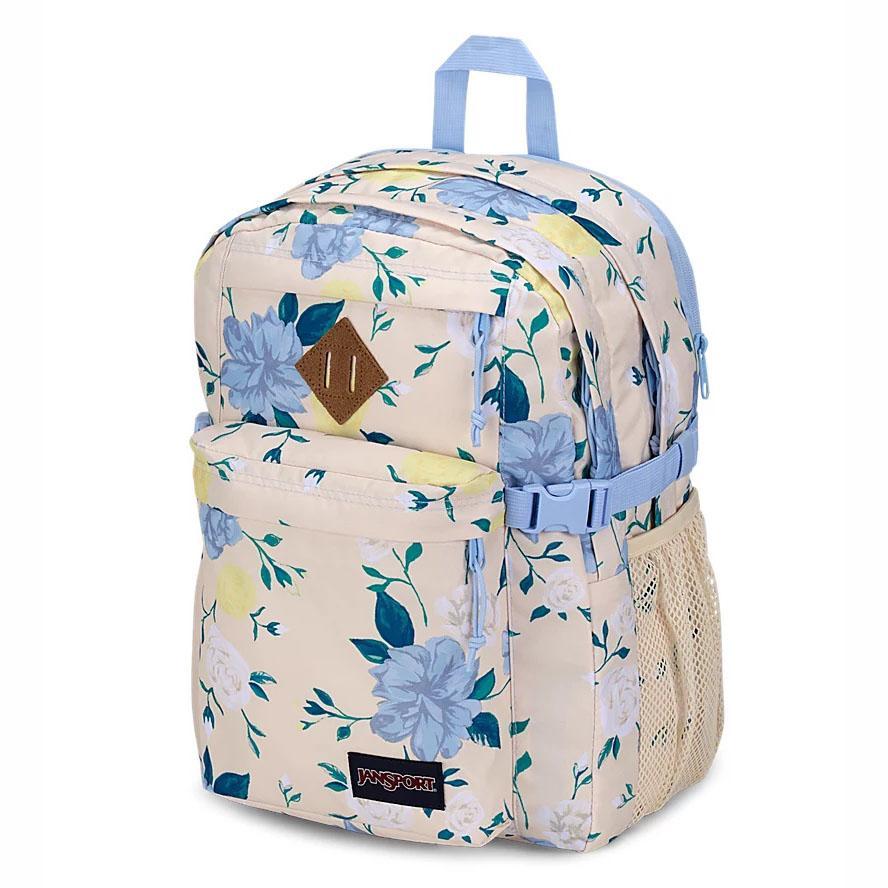 Blue / Yellow JanSport Main Campus School Backpacks | IL_JS064