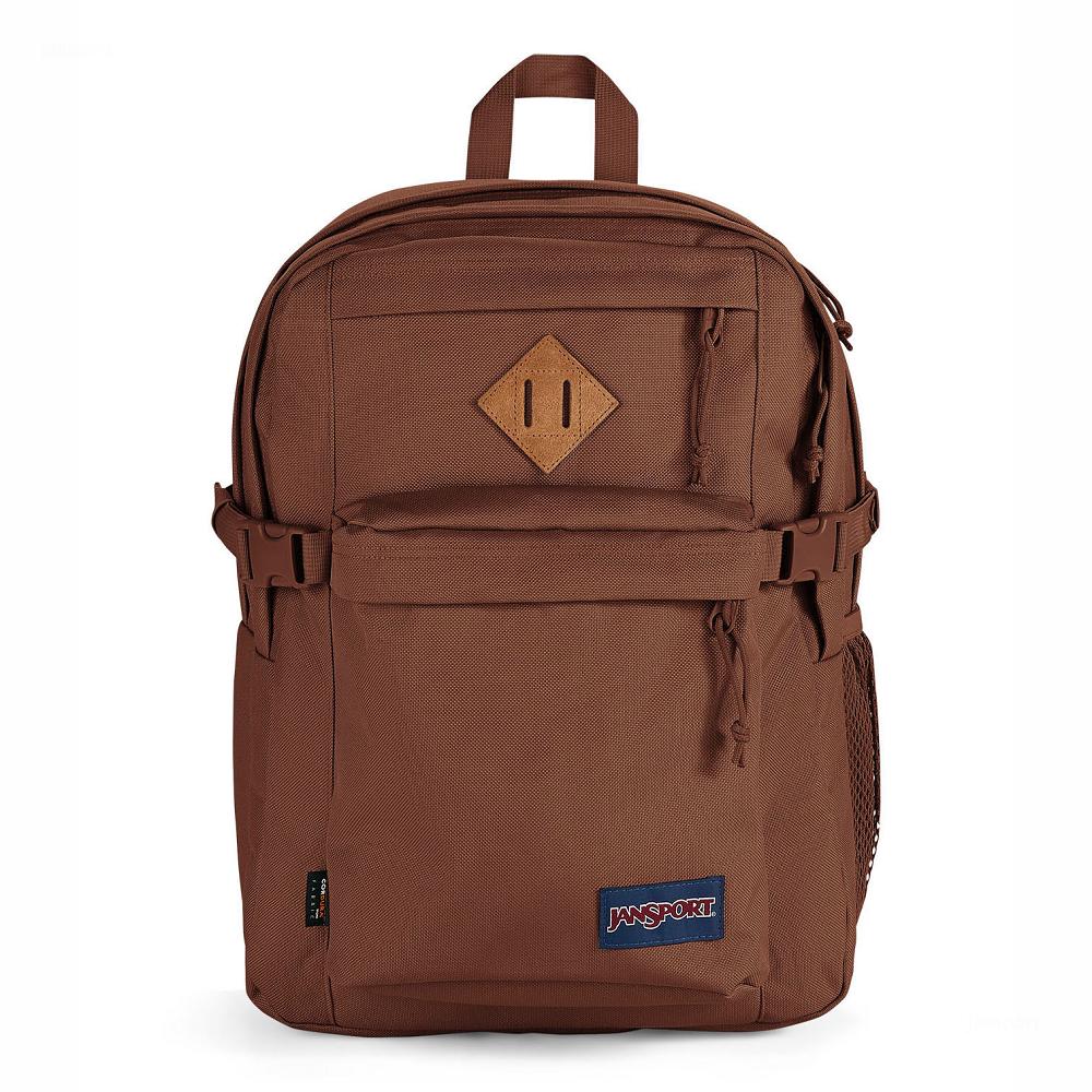 Brown JanSport Main Campus FX Laptop Backpacks | IL_JS485