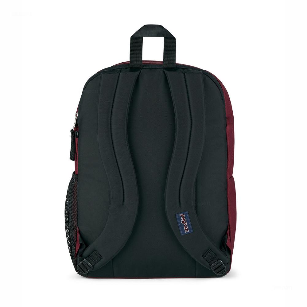 Burgundy JanSport BIG STUDENT Laptop Backpacks | IL_JS369