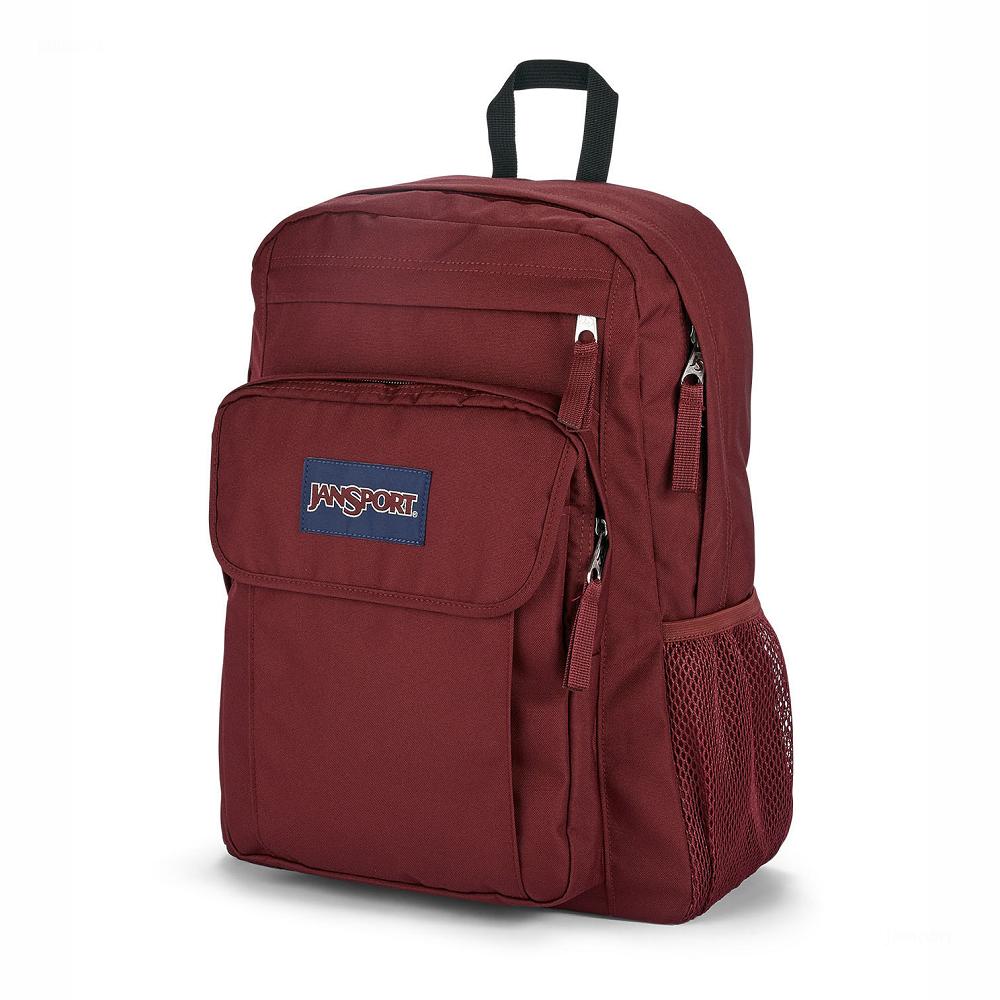 Burgundy JanSport UNION PACK Laptop Backpacks | IL_JS556