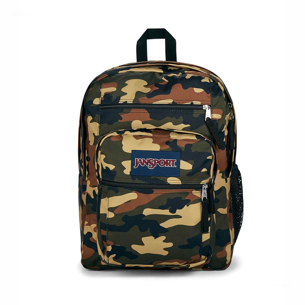 Camo JanSport BIG STUDENT Laptop Backpacks | IL_JS167