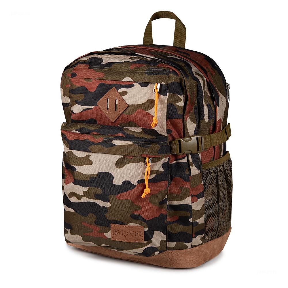 Camo JanSport SUEDE CAMPUS Laptop Backpacks | IL_JS538C