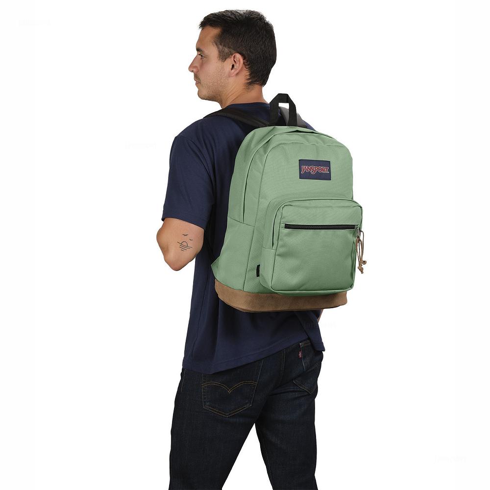 Green JanSport Right Pack Laptop Backpacks | IL_JS538B