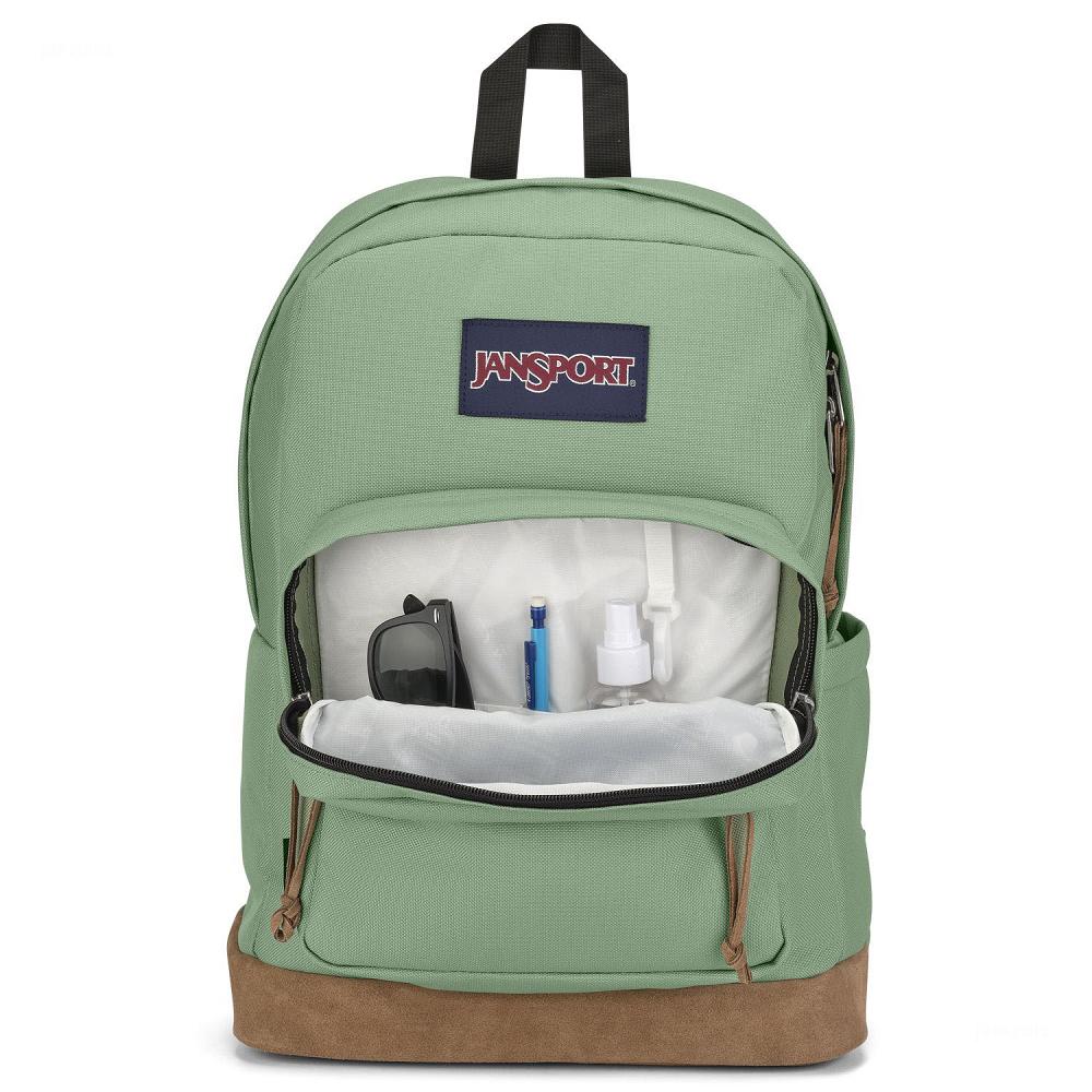 Green JanSport Right Pack School Backpacks | IL_JS471