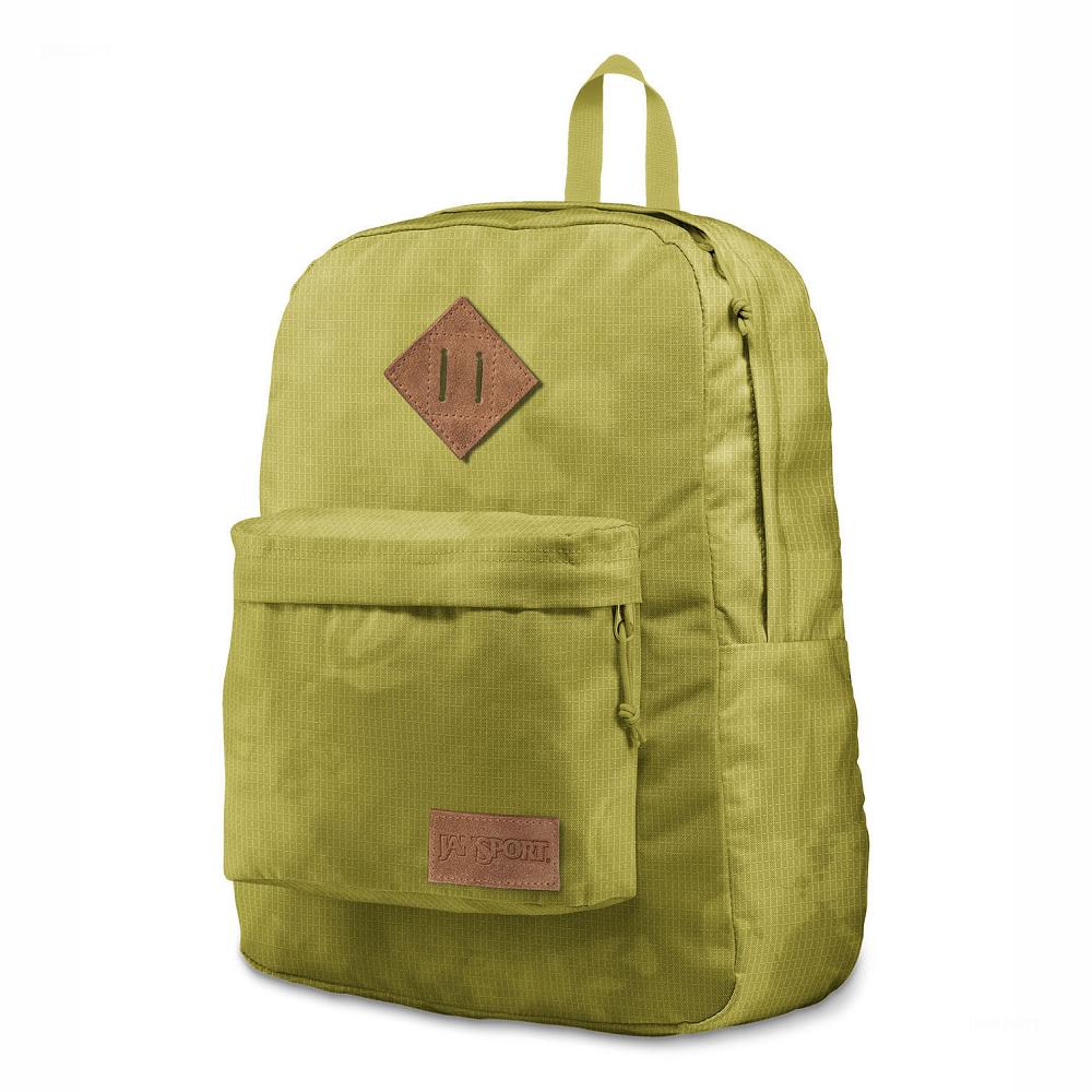 Green JanSport SUPERBREAK PLUS FX Laptop Backpacks | IL_JS198