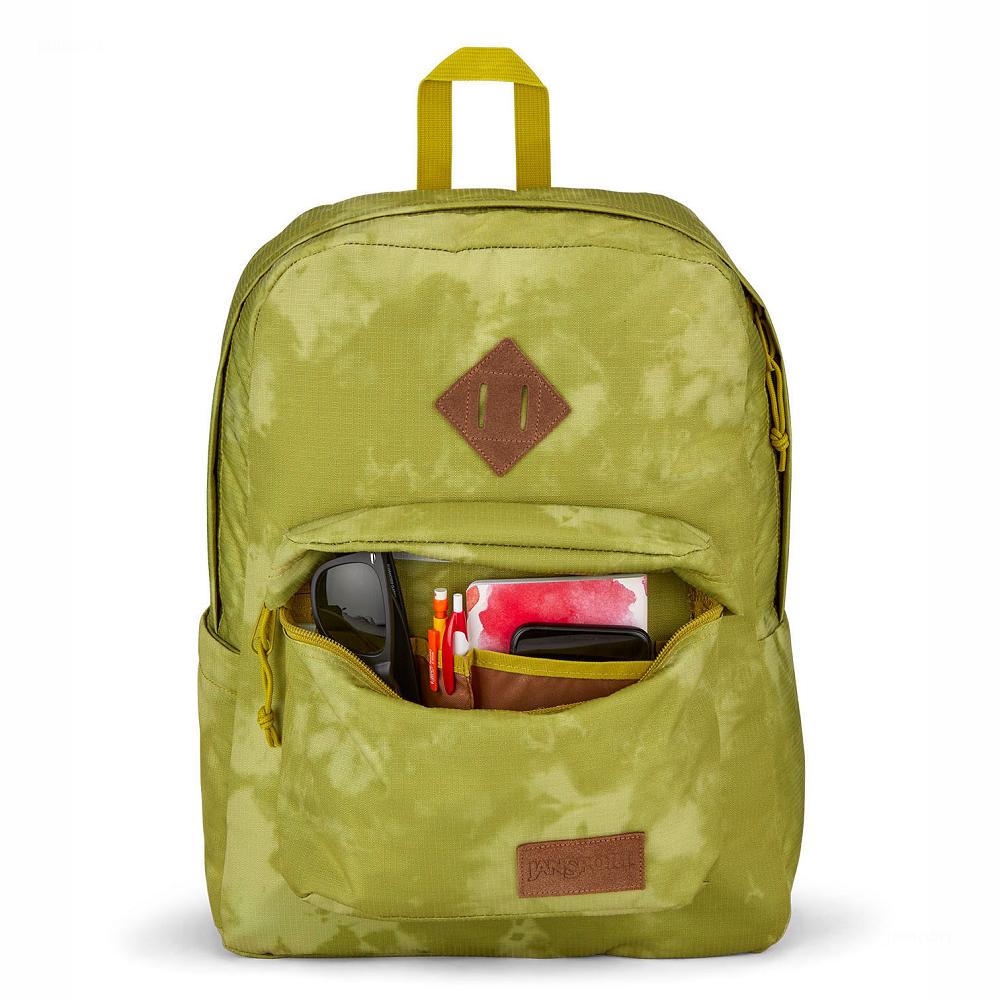 Green JanSport SUPERBREAK PLUS FX Laptop Backpacks | IL_JS198