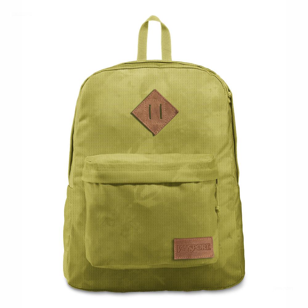 Green JanSport SUPERBREAK PLUS FX Laptop Backpacks | IL_JS198