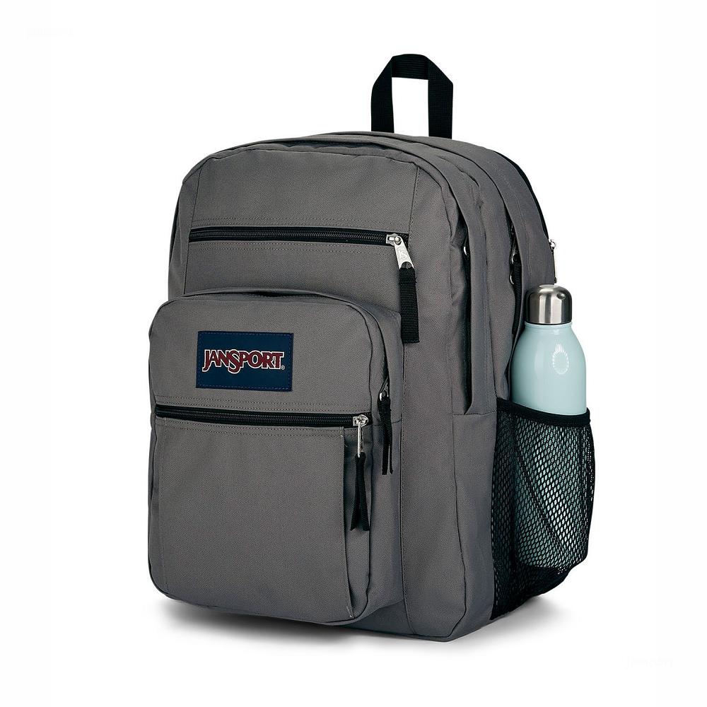 Grey JanSport BIG STUDENT Laptop Backpacks | IL_JS329