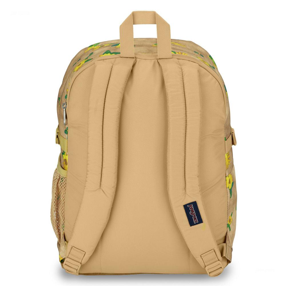 Khaki JanSport SUEDE CAMPUS Laptop Backpacks | IL_JS213