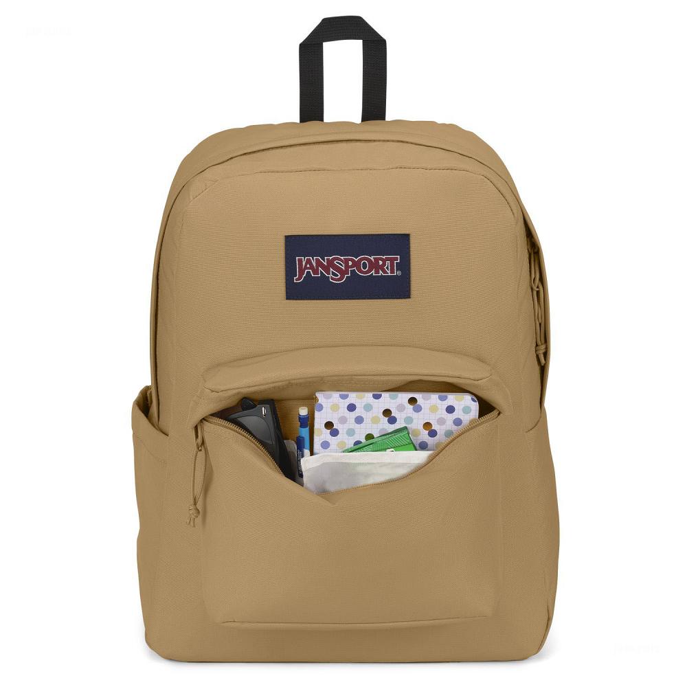 Khaki JanSport SuperBreak® Plus School Backpacks | IL_JS096