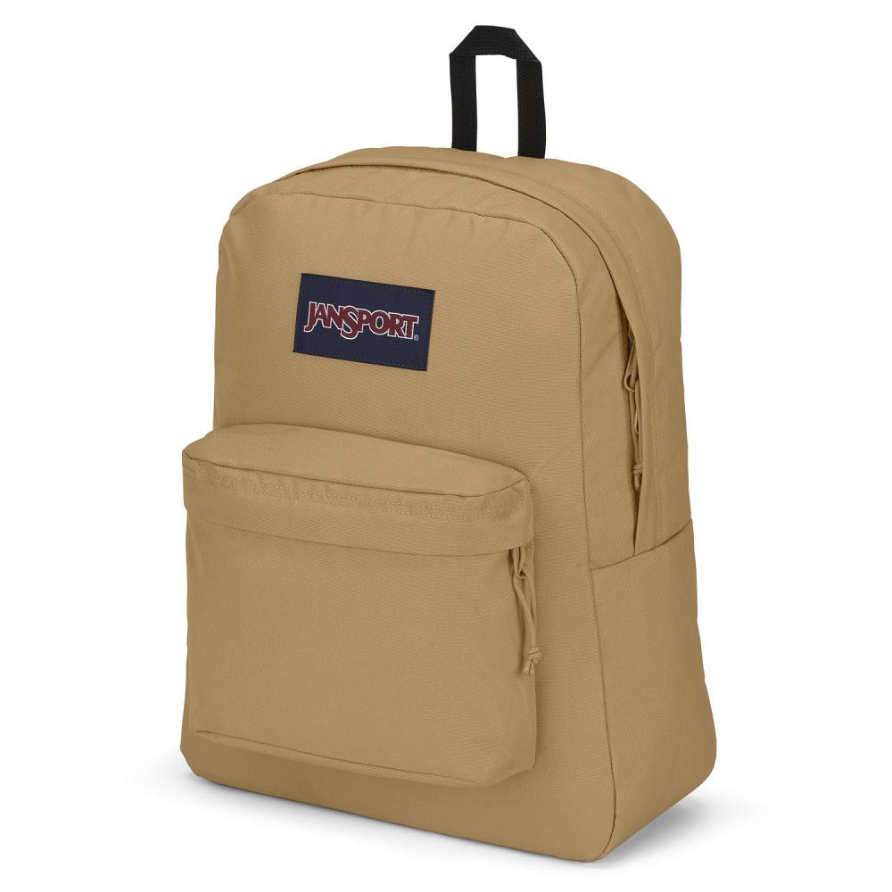 Khaki JanSport SuperBreak® Plus School Backpacks | IL_JS096